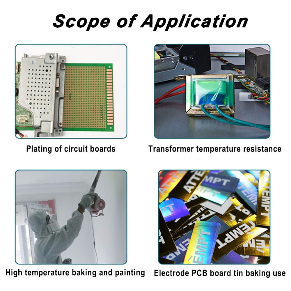 Zelená PET maskovací páska pro DPS / galvaniku