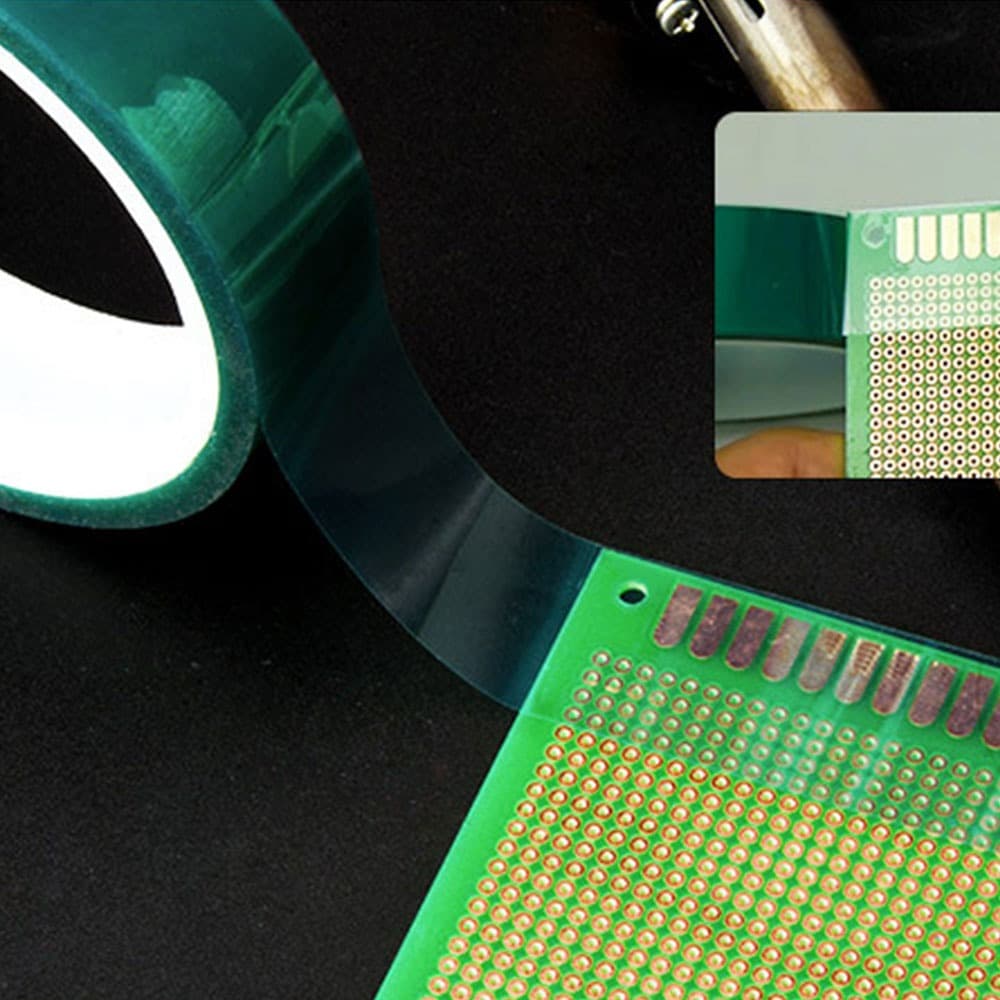 Zelená PET maskovací páska pro DPS / galvaniku