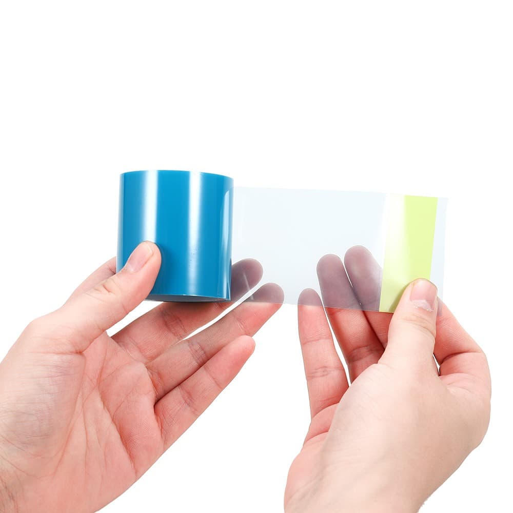 Синяя полиэстеровая лента для позиционирования в процессе