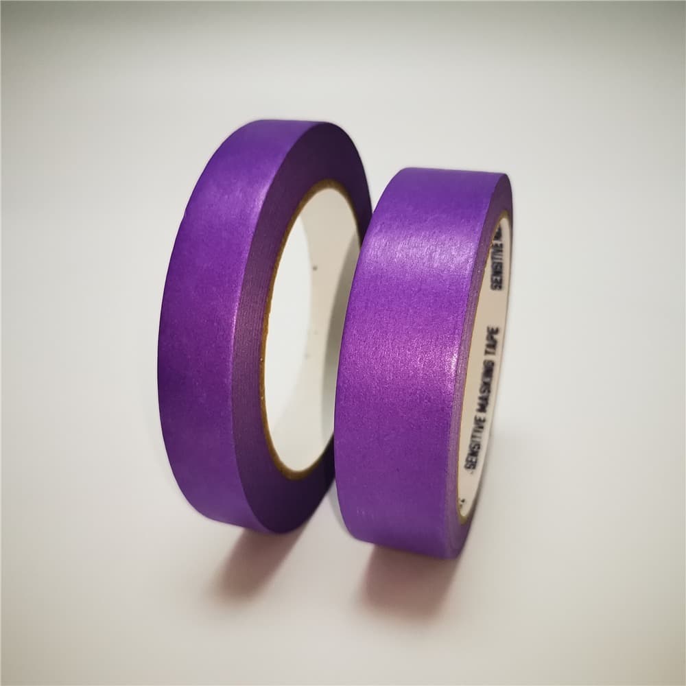 Fioletowa taśma maskująca z papieru ryżowego do ostrych linii