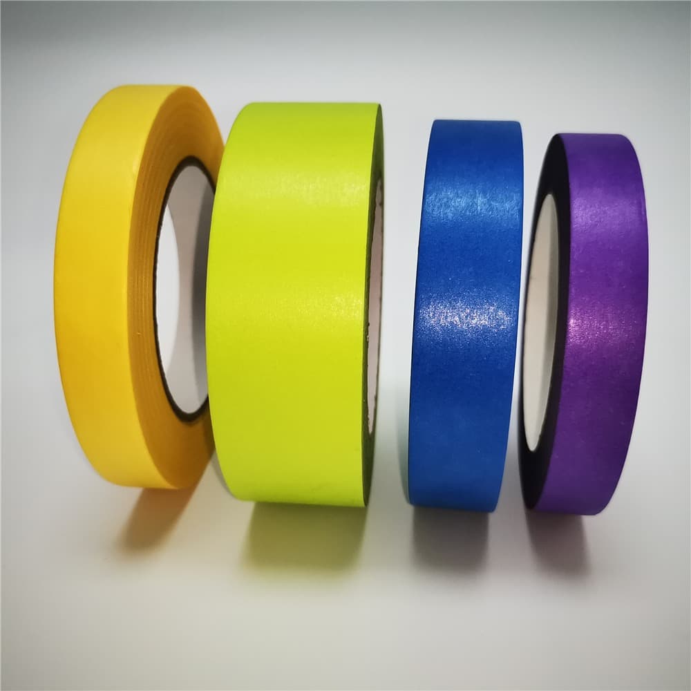 Fioletowa taśma maskująca z papieru ryżowego do ostrych linii