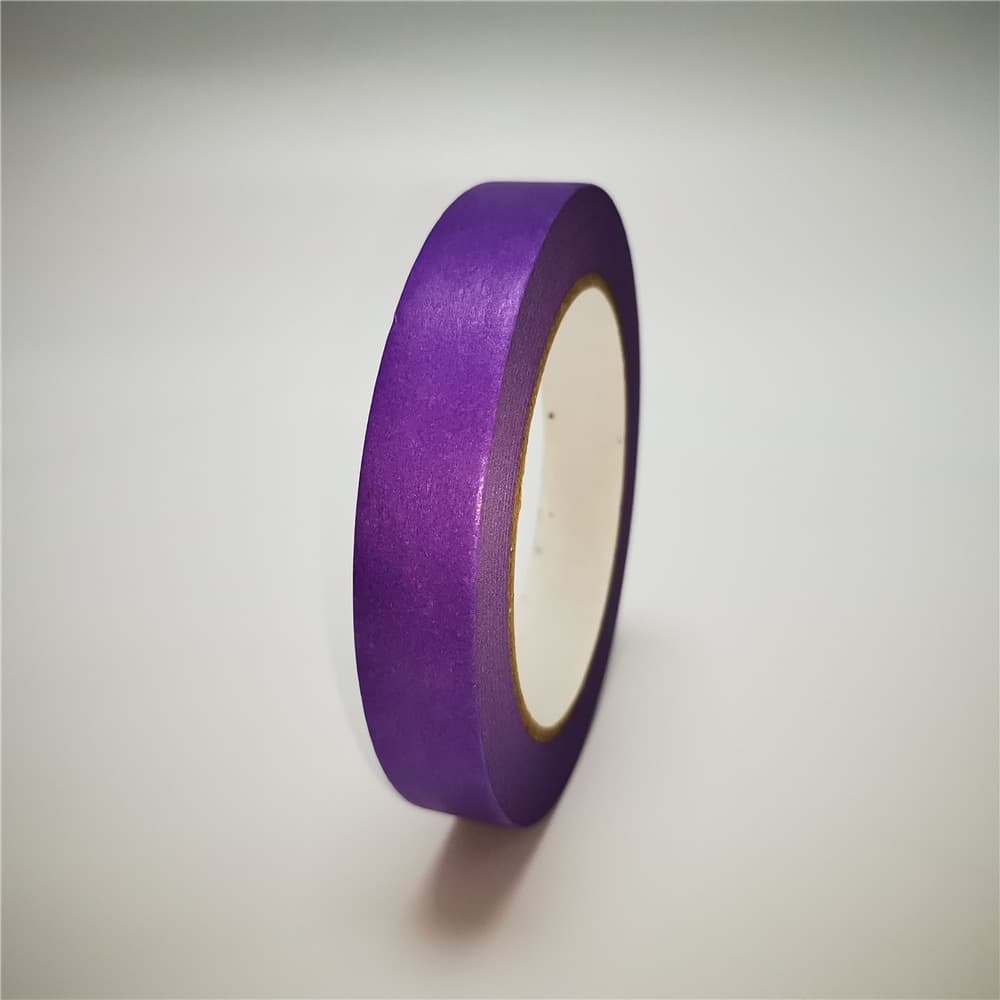 Fioletowa taśma maskująca z papieru ryżowego do ostrych linii